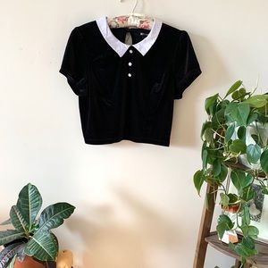 Velvet Wendy Cropped Blouse
